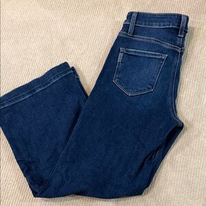 PAIGE Dark Blue ankle wife Leg Jeans